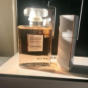 Chanel Signature Gift Set big size plus purse size